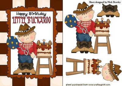 Little Buckaroo Birthday Boy!
