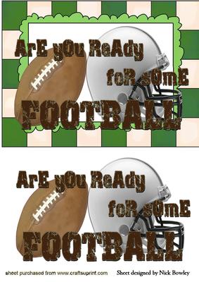 Are You Ready for Some Football (word Art)