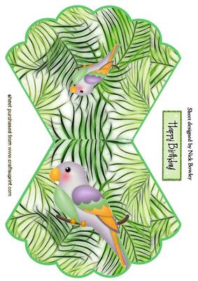 Parrot in the Jungle, Rocker Card