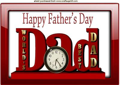 Best Dad Red Ornament A4
