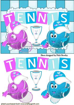 Anyone for Tennis! Funny Face Tennis Balls
