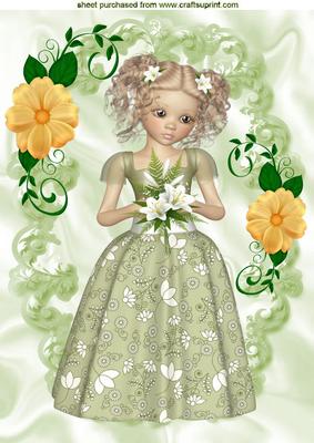 Little Flower Girl A4