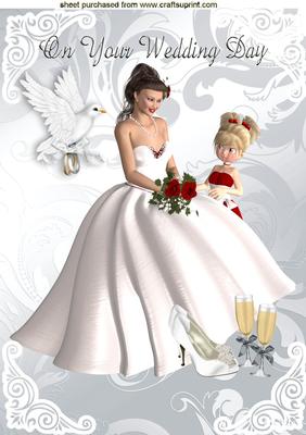 Our Wedding Day with Little Bridesmaid A4