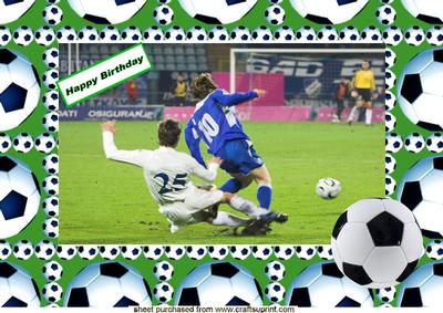 Great Football A4 Topper