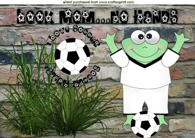 Look Mom No Hands! Footie Frog A4