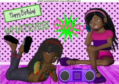 Ethnic Girls with Attitude A4