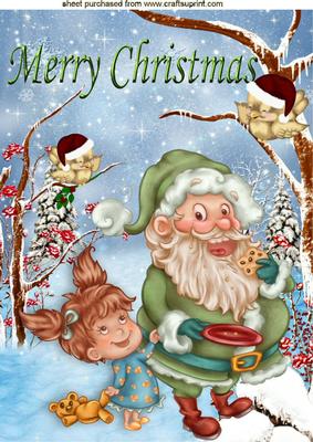 Santa I Hope You Like Your Cookiesi Sent You A4