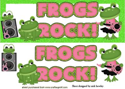 Frogs Rock! Cute Band of Froggies Dl