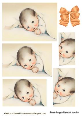 Vintage Baby Pyramids with Bow