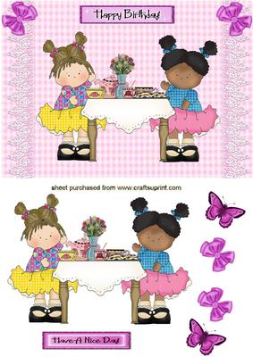 Me & My Friend Having a Tea Party
