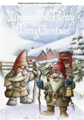 Any Room at the Inn! Christmas Gnomes A4