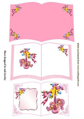 Baby Girl on a Swing Open Book