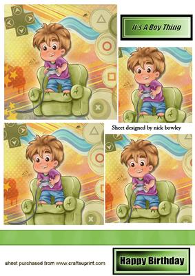 It's a Boy Thing! Mad About Video Games Pyramids