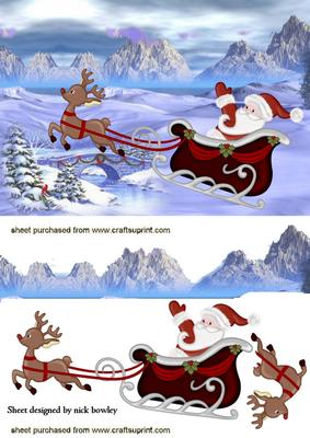 Up! Up! and Away Ruddy with Santa