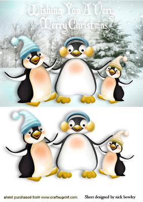 Dancing Penguins in the Snow