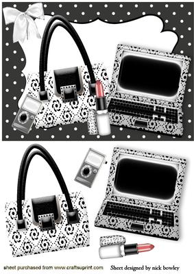 Laptop with Ladies Accessories, Lippy Etc