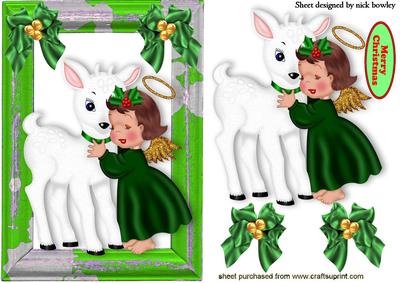 Little White Deer with Angel