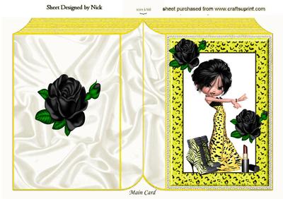 Oh! I Do Love Leopard Pring Things Folded Book