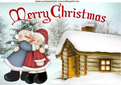 Ooh! We're Going to Have a Lovely Christmas Santa A4