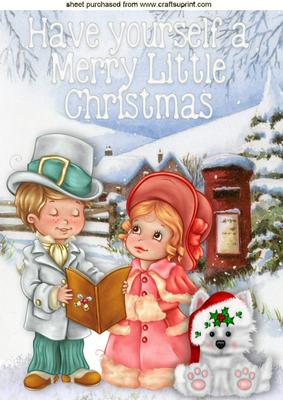Oh! I Do Love That Christmas Carol A4