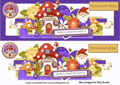 Home is Where the Heart is in Purple Dl