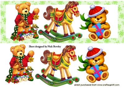 Christmas Toys and Rocking Horse Dl