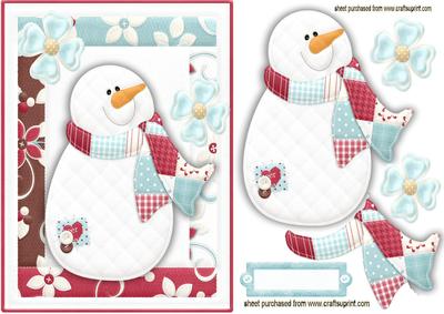 Snowman in a Scarf