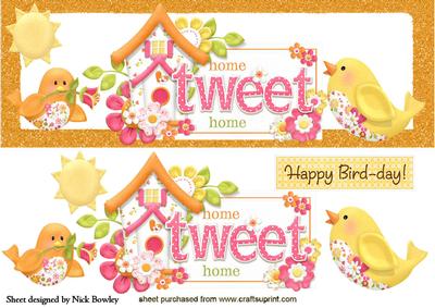 Home Tweet! Home, with Little Birds and Sunshine Dl