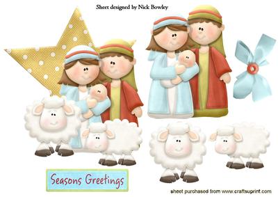 Build Up a Gold Star Nativity Scene