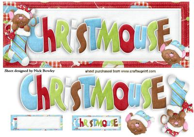 Christmouse with Little Mice Dl