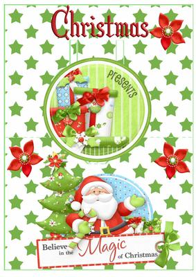 Believe in the Magic of Christmas Santa Pop Up