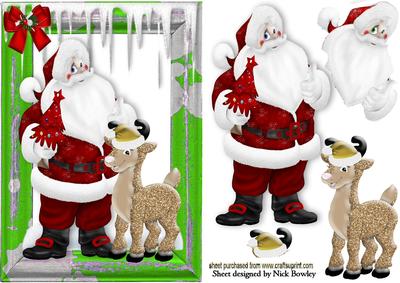 Go and Change Your Hat! It's Supposed to Be Red, Cute Santa