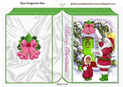Hello Santa Am I on Your Christmas List Folded Book