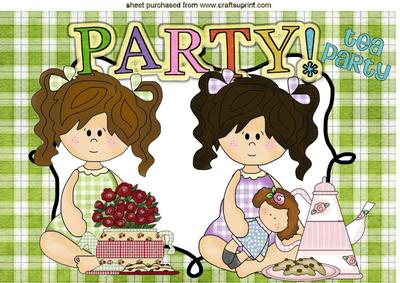 My Little Tea Party with My Best Friend A4