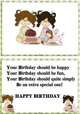 My Little Teaparty with My Best Friend Insert/verse