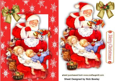 Children Sleeping Waiting for Santa
