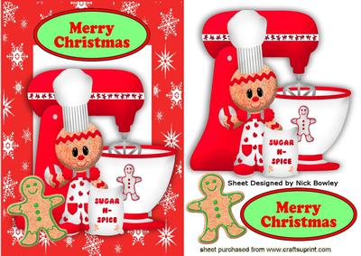 Gingerbread Baking with Food Mixer