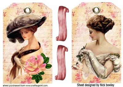 Vintage Ladies on Tags