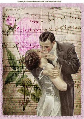 The Kiss on Vintage Music with Rose A4