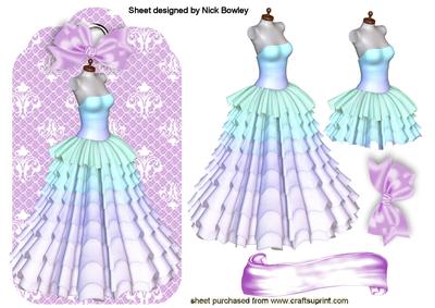 Pretty Party Dress with Bow on Lace Tag