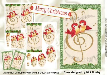 A5 Robins Oval & Oblong Pyramids Mini Kit