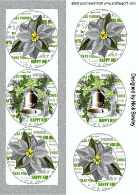 Silver Christmas Arrangements in Dl