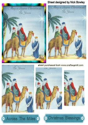 Joyous Christmas, the Three Wise Men Pyramids