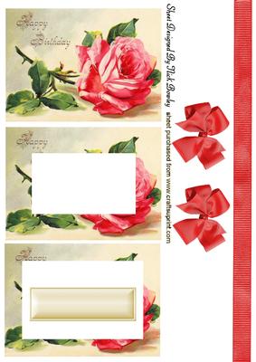 Pretty Pink Roses Tunnel Pyramids