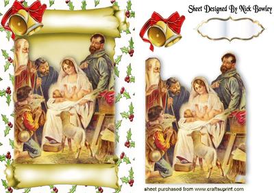 And They All Came to See Baby Jesus, on a Scroll