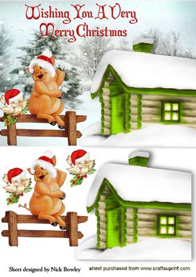Watch Where You Piggin Put That Holly, Cute Pig