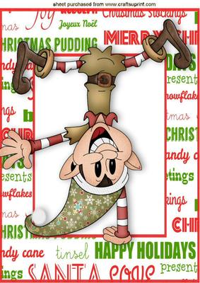 Ooh! If Santa Could See Me Now Naughty Elf A4