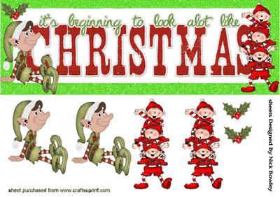 It's Begining to Look a Lot Like Chrismas with Elves Dl