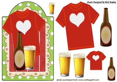 Love the T Shirt, Love a Nice Pint on a Tag