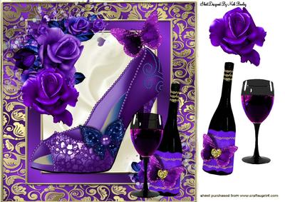 What's Your Poison, Fantasy Flowers and Shoe 8x8